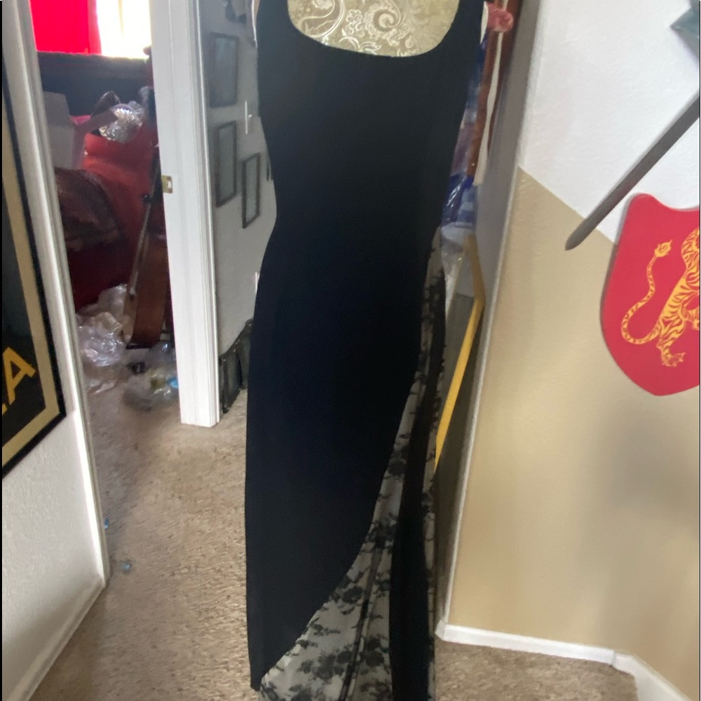 Vintage black tie gown